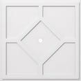 thumbnail image 1 of Ekena Millwork CMP38EY-02000 38 in. OD x 2 in. ID Carré Embry Architectural Grade PVC Contemporain Plafond Médaillon, 1 of 1