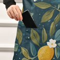 thumbnail image 5 of Yayeee Chief Kitchen Apron with Pockets for Cooking Water Resistant Unisex Adjustable Neck Strap, Blue Lemons, 5 of 7