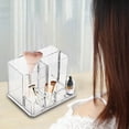 thumbnail image 4 of Soporte transparente para brochas de maquillaje, 7 compartimentos, lápiz de cejas, multifunción, cosméticos, baño, tocador, organizador, caja, hogar, Opción 3 Sunnimix Soporte para brochas de maquillaje, 4 of 8