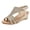 Beige, variant on Mostsola Womens Wedge Sandals Open Toe Elastic Ankle Strap Summer Comfort Dressy Bohemian Sandals