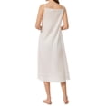thumbnail image 3 of Women 100% Cotton Long Full Slips for Under Dresses Lace Camisoles Slip Dress Chemise Petticoat, 3 of 5