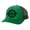 Irish Green/Black, variant on Mens St. Patrick's Day Let The Shenanigans Begin Clover Embroidered Mesh Back Trucker Hat, Irish Green/White