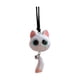 thumbnail image 2 of Adorno colgante del espejo retrovisor Fox Car | Adorable decoración colgante de zorros de dibujos animados | Negro, blanco, gris, plásticos | Pequeño accesorio interior de coche para coche, bolso, 2 of 6