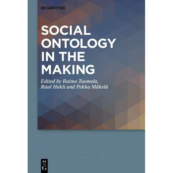 Social Ontology in the Making, (Hardcover)