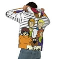 thumbnail image 2 of Scooby Doo Men's Hoodie Novelty Graphic Long Sleeve Adult Sweatshirt Casual Unisex Pullover Sweater Hooded Tracksuit, 2 of 8