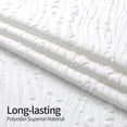 thumbnail image 4 of Zrodlmo Gradient Bubbles Textured Shower Curtain with Hooks, Water-Repellent Washable Fabric Bathroom Curtain, 72" x 72", White, 4 of 8