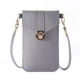 thumbnail image 3 of CAROOTU Touchable Mobile Phone Bag Multifunctional PU Wallet Cross Body Handbag with Detachable Strap for, 3 of 7
