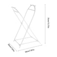 thumbnail image 3 of pstuiky Foldable Trash Bag Holder Portable Kitchen Garbage Bag Stand Grocery Bag Dispenser 14X8In Collapsible Storage Organizer, 3 of 6