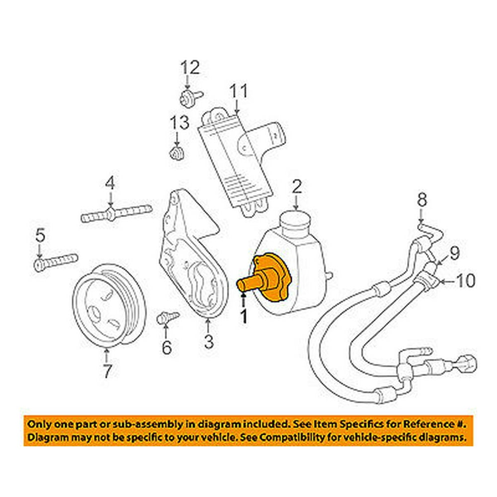 Dodge CHRYSLER OEM 9103 DakotaPower Steering Pump RL039489AD