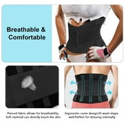 Womens Back Brace for Lower Pain Relief & Herniated Disc Sciatica,Back Support Belt for Lifting at Work Scoliosis,Black,XL