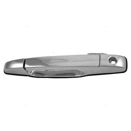 Gmc Chrome Door Handles - BROCK Outside Outer Chrome Door Handle Drivers Front Replacement for Cadillac Chevrolet GMC Pickup Truck SUV 22738721