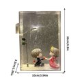thumbnail image 2 of Snowy Night Street Lamp DIY Materials Street Flowing Lamp Snow Night Light DIY Christmas Lights Christmas Desktop Decor for Birthday and Christmas Decor for Girlfriends and Besties, 2 of 7