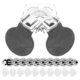 thumbnail image 3 of 100 juegos de convertidores de aretes con clip Clips para aretes de bricolaje para orejas no perforadas, 3 of 5