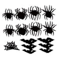 thumbnail image 4 of Pegatinas de pared de murciélago 3D de Halloween, calcomanías de terror iluminadas, decoración de pared de murciélago para puerta, festival, oficina, 30 piezas, 4 of 8