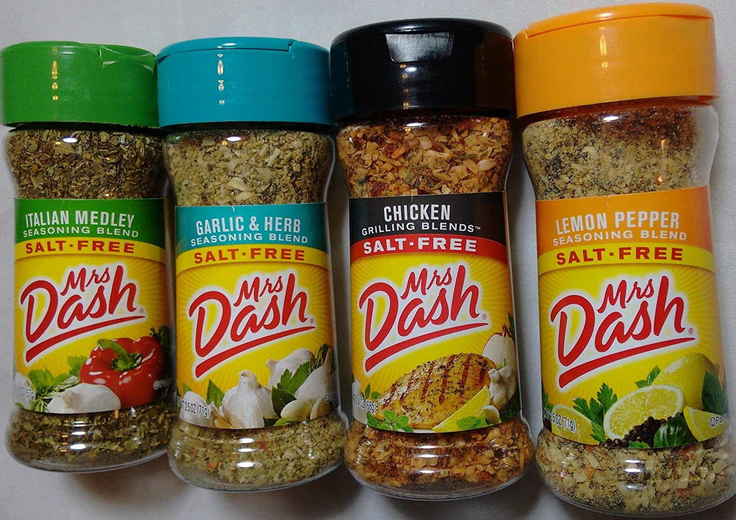 Mrs. Dash Seasoning Blends 4 Flavor Italian Medley, Garlic & Herb