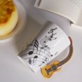 thumbnail image 3 of novelty guitar handle ceramic cup free spectrum coffee milk tea cup personality mug unique musical instrument gift cup, 3 of 8