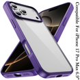 thumbnail image 3 of For iPhone 17 Pro Max HQ Transparent Thick 2.0mm Hybrid Case - Purple, 3 of 3