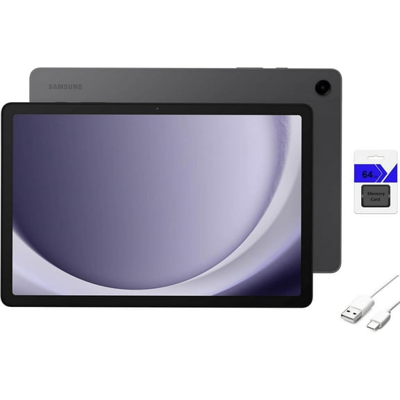 Restored SAMSUNG Galaxy Tab A9+ 11'' LCD 256GB Android WiFi Tablet, Big Screen, Quad Speakers, Upgraded Chipset, Multi Window Display, Durable Design, Graphite with Mazepoly Accessories (Refurbished)