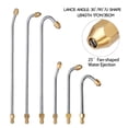 thumbnail image 2 of Mistaha High Pressure Washer U-Shaped Curved Spray Bar 35cm Stainless Steel Cleaning Nozzle Angle 25° - Quick Connect Inlet - Cleaning Elbow Accessory, 2 of 6