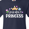 thumbnail image 4 of Inktastic Grandpa's Princess Crown and Flowers Youth T-Shirt, 4 of 5