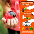 thumbnail image 4 of NERF Micro Foam Sports Ball - Assorted Football, Soccer Ball or Basketball - 1 Ball, 4 of 8