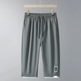 thumbnail image 3 of WILLBEST Pantalones Cortos para Hombre, Pantalones Cortos Cargo de Verano para Hombre, Pantalones Cortos Holgados de Seda de Hielo Transpirables, Pantalones Casuales, Modernos y Versátiles., 3 of 3