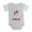 Heather Gray, variant on CafePress - Sleepy Bulldog - Cute Infant Baby Football Bodysuit
