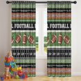 thumbnail image 5 of Blackout Kids Curtains,Colorful Football Field and Balls Pattern Childrens Insulated Curtains Set Of 2,Bedroom Essentials,Toddler Room Decor 42"x84", 5 of 5