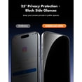 thumbnail image 2 of Protector de pantalla de privacidad UnbreakCable para iPhone 16 Pro 6.3, 2 of 9