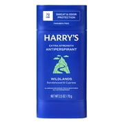 Harry's Extra-Strength Antiperspirant Deodorant for Men, Sweat and Odor Protection, Wildlands, 2.5 oz