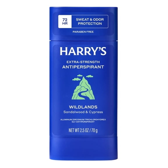Harry's Extra-Strength Antiperspirant Deodorant for Men, Sweat and Odor Protection, Wildlands, 2.5 oz