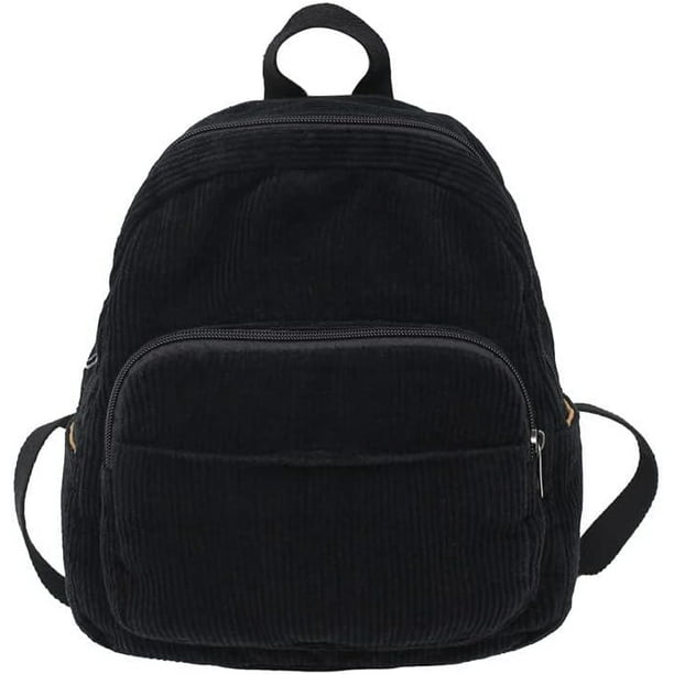 Corduroy mini backpack top