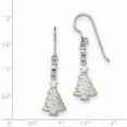 thumbnail image 2 of Primal Silver Sterling Silver Rhodium Plated Christmas Tree Dangle Earrings, 2 of 4