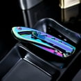 thumbnail image 4 of Dispatch 3.82” 8Cr Folding Pocket Knife with Clip for Everyday Carry, Plain Edge Blade with Rainbow Titanium Coating, Gifts for Men, 4 of 7