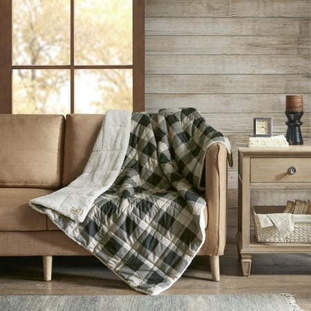 UPC 086569134004 product image for Woolrich Linden Oversized Softspun Down Alternative Throw  50x70   Tan | upcitemdb.com