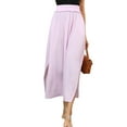 thumbnail image 1 of Doublju Women's Banded Smocking Waist Maxi Skirt With Pocket, 1 of 4