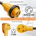 thumbnail image 4 of Cable adaptador MECMO TT-30P a L5-30R de 0,5 m, 125 V, 30 A, 4 of 9
