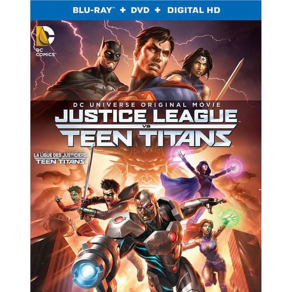 Justice League Vs Teen Titans (Blu-ray + DVD + Digital HD) (Bilingual)