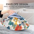 thumbnail image 4 of Yayeee Pillowcase King Size Set of 2 Satin Wrinkle Resistant Envelope Pillow Case, Colorful Flowers Pattern, 4 of 8