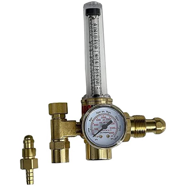 Arc Union Argon/CO2 Weld Flow Meter Gas Pressure Regulator Gauge Used