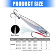 thumbnail image 5 of hejhncii Jig Lure 13g/30g/60g Hard Fast Sinking Jigging Baits Saltwater Fishing Lures, 5 of 9