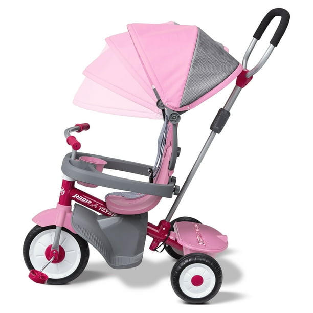 Versatile Pink Radio Flyer 4-in-1 Stroll N Trike for Daycare