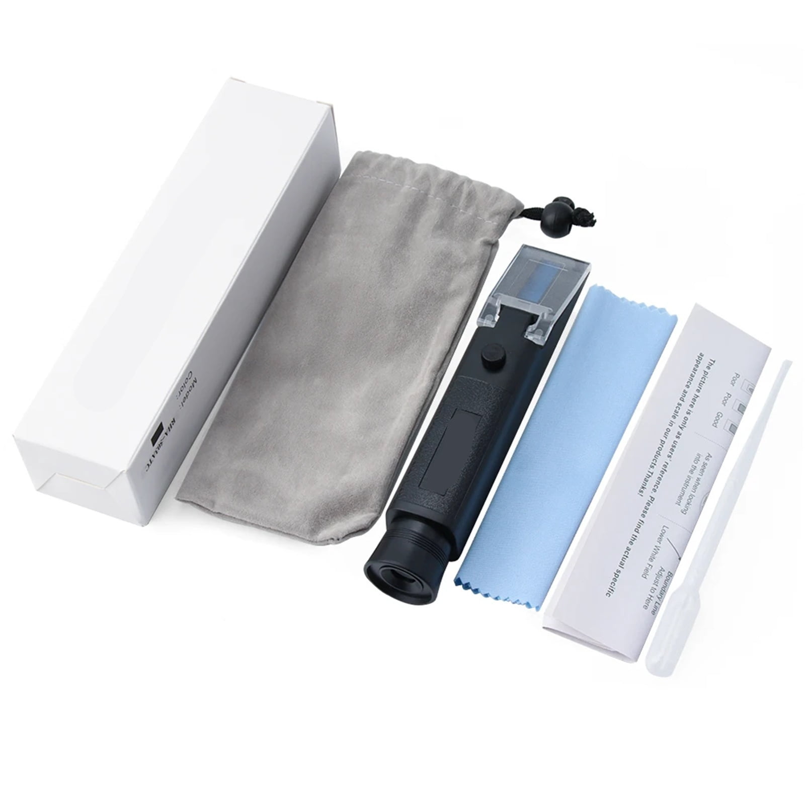 Specialised 0-80% Alcohol Refractometer Alcohol Content Tester Brew Meter Whisky Brandy Vodka Tequila Chinese Spirits