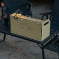 thumbnail image 3 of Pare-vent Pliable pour Réchaud de Camping, Condiments et Outils avec Sac de Rangement pour le Camping, la Randonnée, les Pique-Niques et la Cuisine, 3 of 7