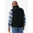thumbnail image 2 of KingSize Men's Big & Tall Explorer Plush Fleece Zip Vest, 2 of 3