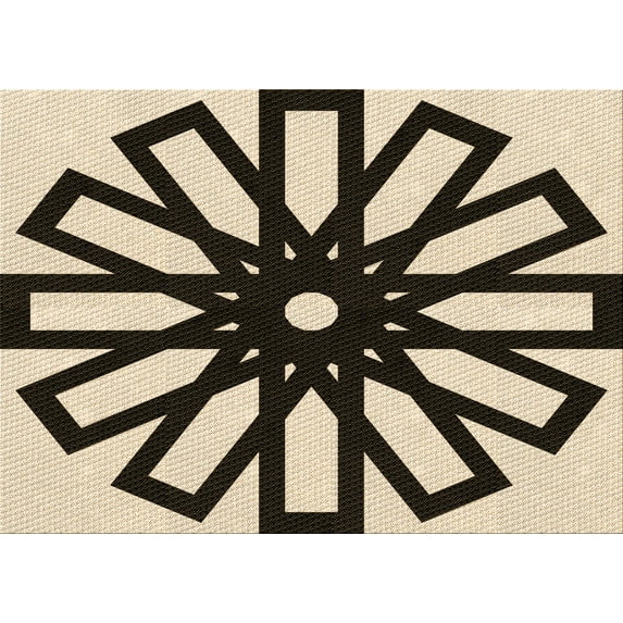 Ahgly Company Machine Washable Indoor Rectangle Transitional Golden Blonde Gold Area Rugs, 2' x 3'