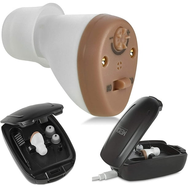 Hearing Amplifier for Seniors and Adults, Rechargeable CIC Completein
