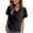 Black, variant on yunLCZ Basic Women's Tees Everyday Low Price Solid Color Casual Fashion Short Sleeved Women's Top Everyday wear simple women's T-shirts