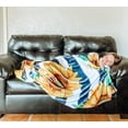 thumbnail image 6 of Yibo RosieLily Cute Cat Throw Blankets for Kids Girls Women Adults Animal Pattern Cat Gifts for Cat Lovers Lightweight Fuzzy Soft Cozy Flannel Fleece Warm for Bed Couch Chair All Seasons, 6 of 6
