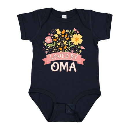 

Inktastic Oma Loves Me Granddaughter Outfit for Girl Gift Baby Girl Bodysuit